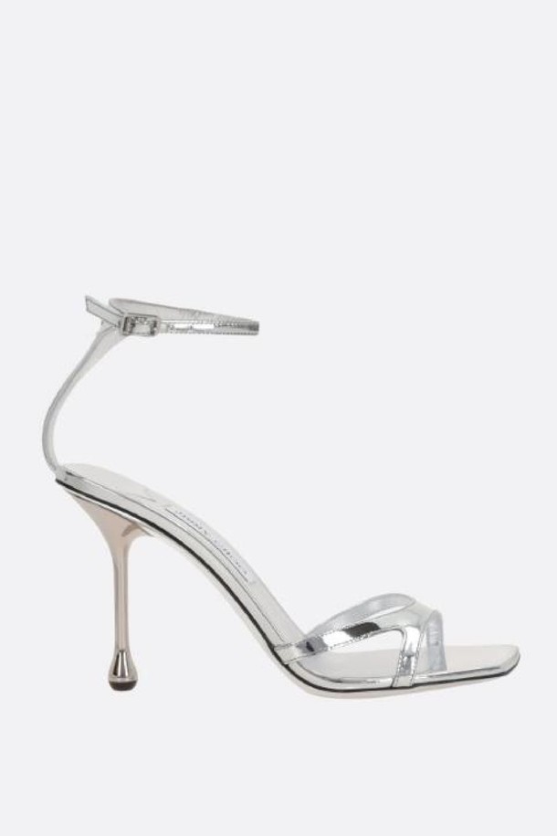 JIMMY CHOO - 샌들 - 지미추 여성 샌들 Ixia laminated leather sandals NB26