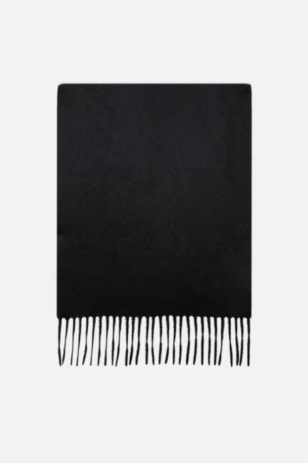 SAINT LAURENT - 스카프/머플러 - 생로랑 남성 스카프 logo tag cashmere scarf NB26