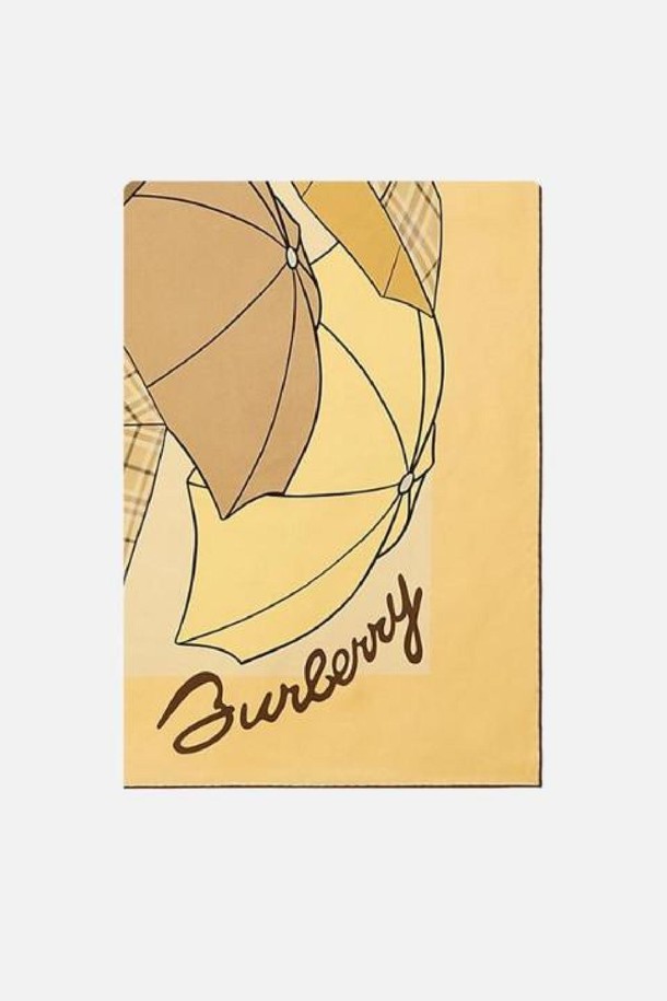 BURBERRY - 스카프/머플러 - 버버리 여성 스카프 umbrellas print silk foulard NB26