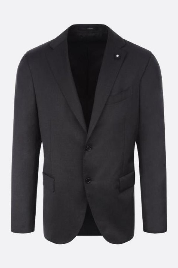 LARDINI - 블루종/점퍼 - 라르디니 남성 자켓 single breasted wool blend jacket NB26