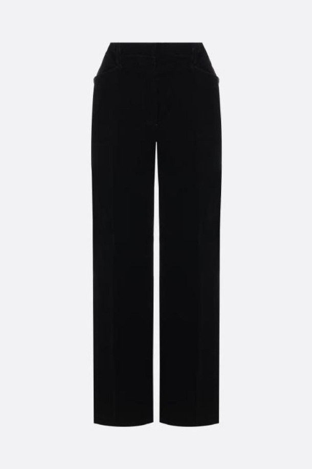 TOM FORD - 롱/미디팬츠 - 톰포드 여성 바지 straight leg velvet trousers NB26