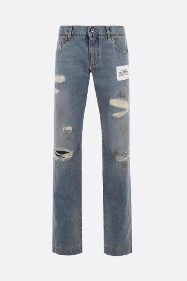 DOLCE & GABBANA - 데님 - 돌체앤가바나 남성 청바지 denim regular fit jeans NB26