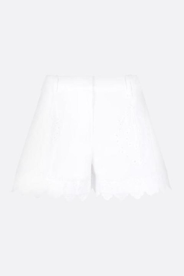 SIMONE ROCHA - 쇼트팬츠 - 시몬 로샤 여성 반바지 poplin shirt pants NB26