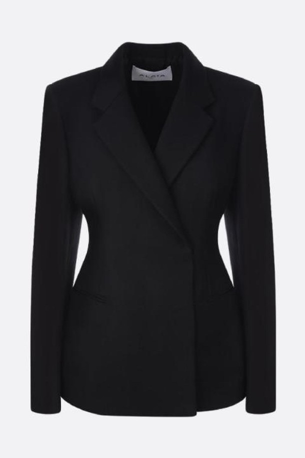 ALAIA - 자켓 - 알라이아 여성 자켓 wool gabardine double breasted jacket NB26