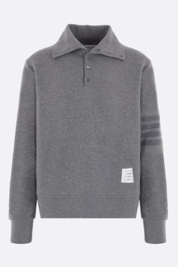 THOM BROWNE - 스웨터 - 톰브라운 남성 니트 스웨터 4bar wool pullover NB26