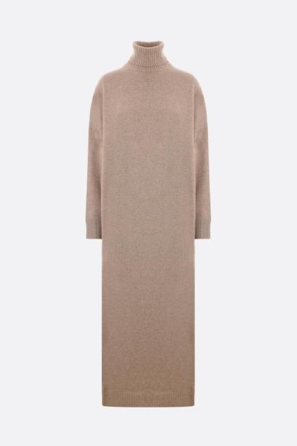 BRUNELLO CUCINELLI - 긴소매 원피스 - 브루넬로 쿠치넬리 여성 원피스 cashmere knit turtleneck dress NB26