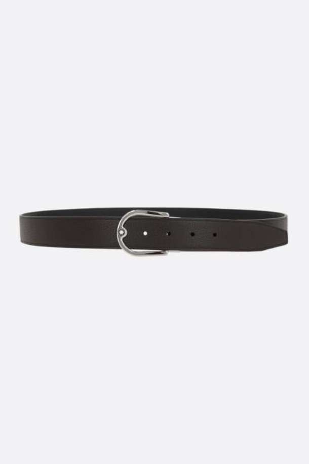 MONTBLANC - 벨트 - 몽블랑 남성 벨트 grainy leather reversible belt NB26