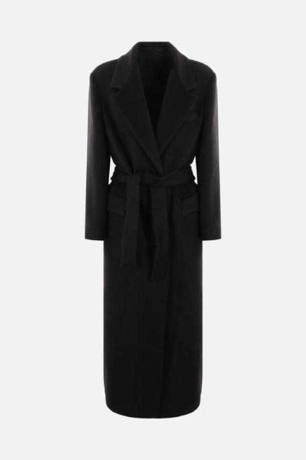 BRUNELLO CUCINELLI - 코트 - 브루넬로 쿠치넬리 여성 코트 single breasted cashmere coat with belt NB26