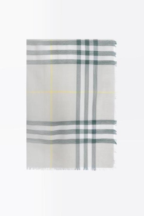 BURBERRY - 스카프/머플러 - 버버리 여성 스카프 Check wool scarf NB26