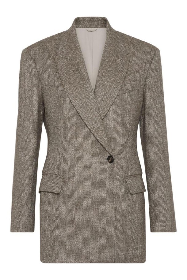 BRUNELLO CUCINELLI - 자켓 - 브루넬로 쿠치넬리 여성 자켓 WOOL BLAZER JACKET NB30