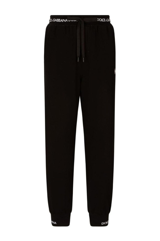 DOLCE & GABBANA - 슬랙스/수트팬츠 - 돌체앤가바나 남성 바지 COTTON JOGGING TROUSERS WITH LOGO NB30