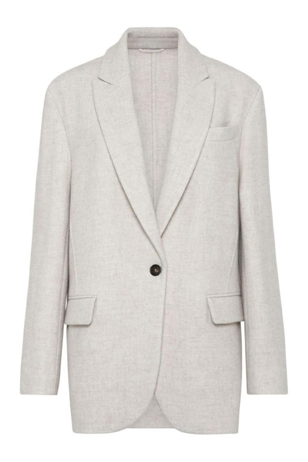 BRUNELLO CUCINELLI - 자켓 - 브루넬로 쿠치넬리 여성 자켓 WOOL BLAZER NB30