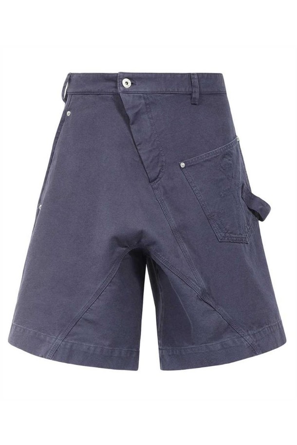 JW ANDERSON - 하프팬츠 - JW앤더슨 남성 숏팬츠 JW Anderson SR0096 PG1476 TWISTED Shorts   Blue NB24