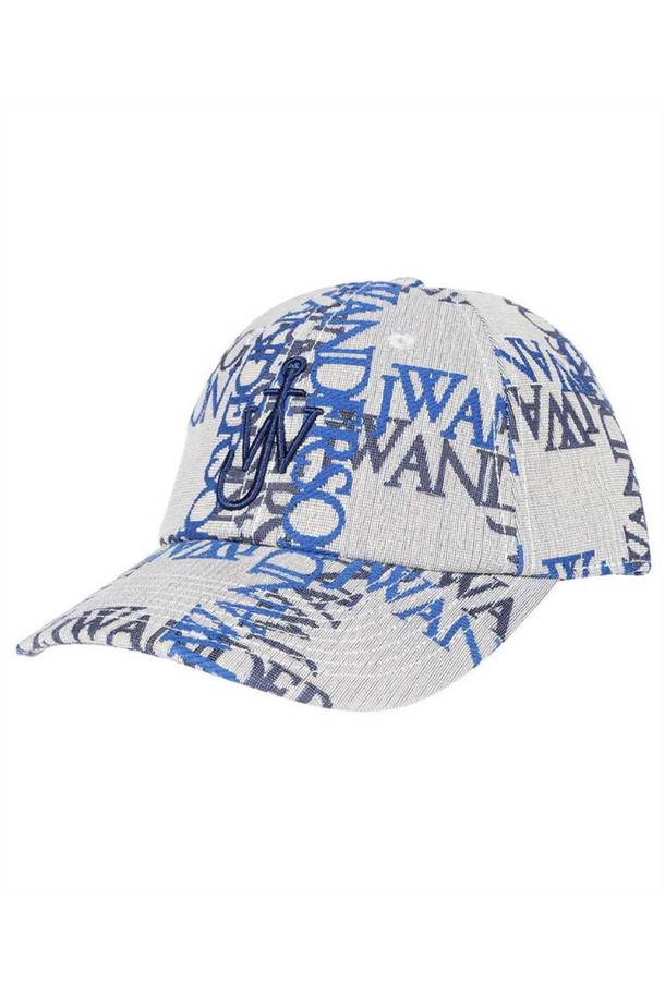 JW ANDERSON - 모자 - JW앤더슨 남성 모자 JW Anderson AC0198 FA0136 LOGO BASEBALL Cap   Blue NB24