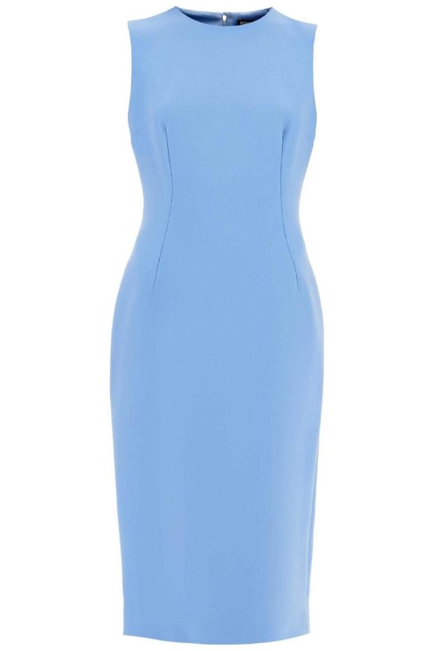 DOLCE & GABBANA - 긴소매 원피스 - 돌체앤가바나 여성 원피스 wool crepe sheath midi dress with tube NB02