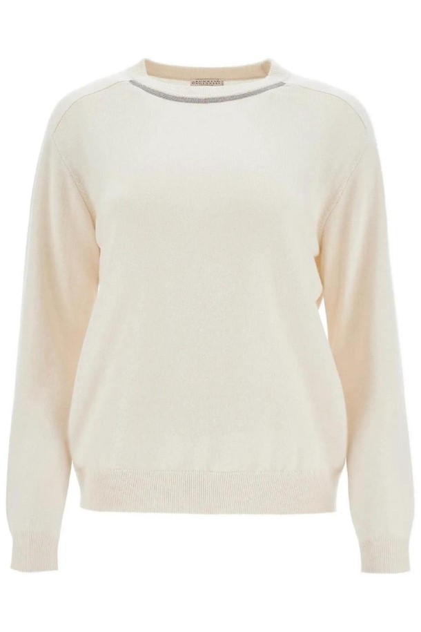 BRUNELLO CUCINELLI - 스웨터 - 브루넬로 쿠치넬리 여성 스웨터 cashmere crewneck pullover NB02