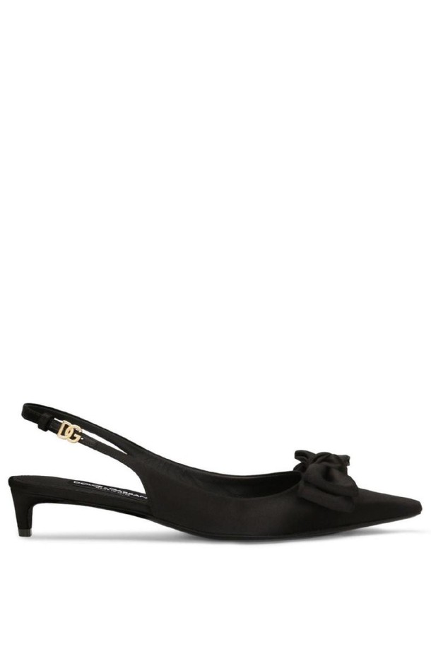 DOLCE & GABBANA - 펌프스 - 돌체앤가바나 여성 펌프스 SATIN SLINGBACK PUMPS NB30