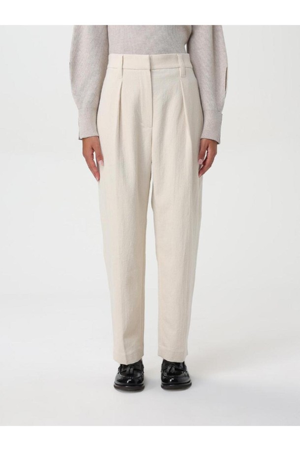 BRUNELLO CUCINELLI - 롱/미디팬츠 - 브루넬로 쿠치넬리 여성 바지 Womans Pants Brunello Cucinelli NB03