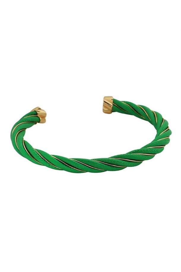 Bottega Veneta - 팔찌/발찌 - 보테가 베네타 여성 팔찌 Bottega Veneta 732159 VAHUA TWIST CUFF Bracelet   Green NB24