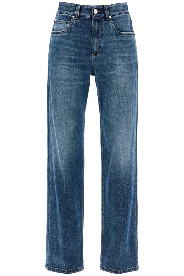 BRUNELLO CUCINELLI - 데님 - 브루넬로 쿠치넬리 여성 청바지 loose shiny tab jeans with NB02