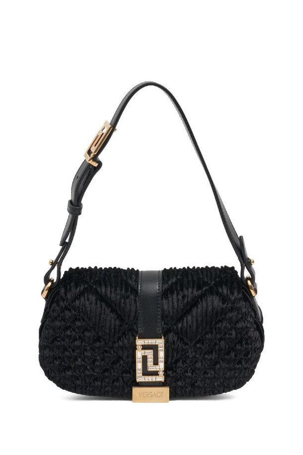 VERSACE - 숄더백 - 베르사체 여성 숄더백 Mini Greca Goddess padded shoulder bag 여자숄더백,여성버킷백,여자버킷백,여성크로스백,여자크로스백