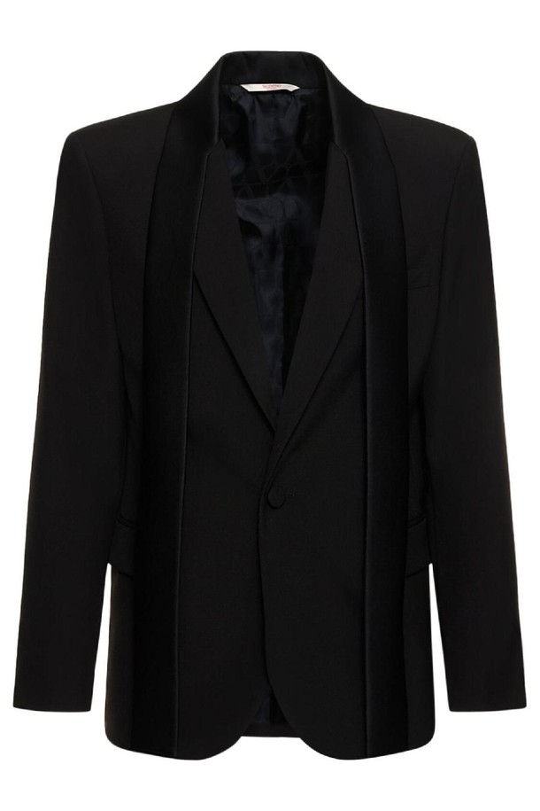 VALENTINO - 블루종/점퍼 - 발렌티노 남성 자켓 Tailored wool tuxedo jacket NB01