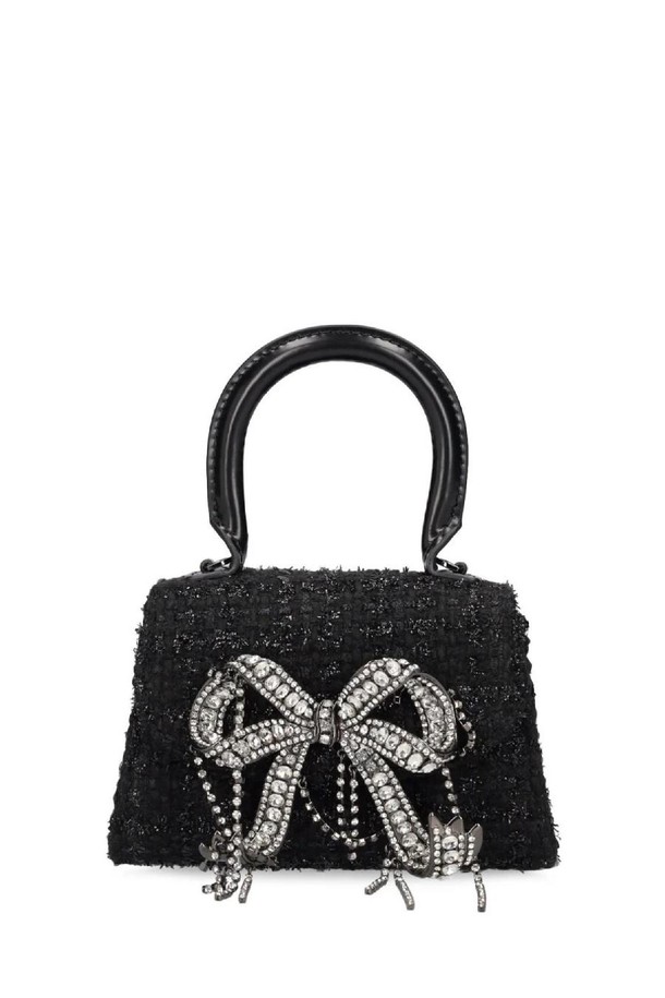 self-portrait - 토트백 - 셀프포트레이트 여성 탑핸들백 Micro boucle bow bag NB01