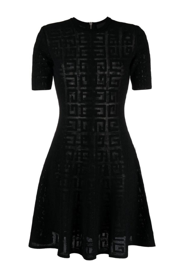 GIVENCHY - 긴소매 원피스 - 지방시 여성 원피스 4G JACQUARD SHORT DRESS NB30