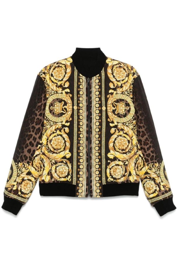 VERSACE - 블루종/점퍼 - 베르사체 남성 자켓 BAROCCO PRINT BOMBER JACKET NB30