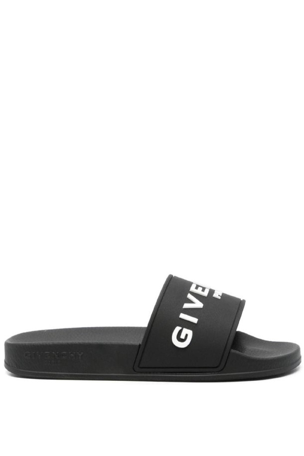 GIVENCHY - 샌들 - 지방시 여성 슬리퍼 LOGO POOL SLIDES NB30