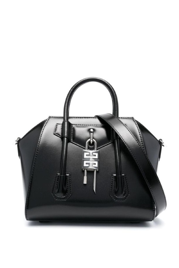 GIVENCHY - 숄더백 - 지방시 여성 숄더백 ANTIGNA LOCK MINI LEATHER HANDBAG NB30