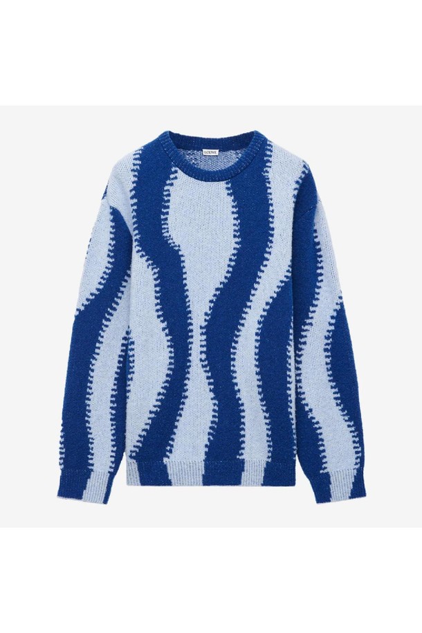 LOEWE - 스웨터 - 로에베 남성 니트 스웨터 Loewe Abstract Stripes Knitwear NB25