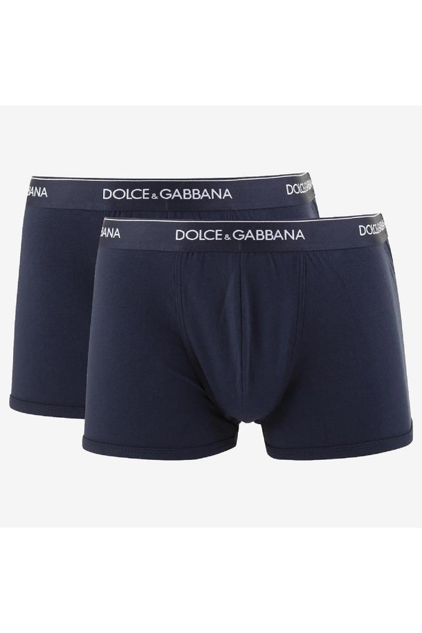 DOLCE & GABBANA - 언더웨어 - 돌체앤가바나 남성 속옷 Dolce   Gabbana Bi Pack Stretch Cotton Boxer NB25