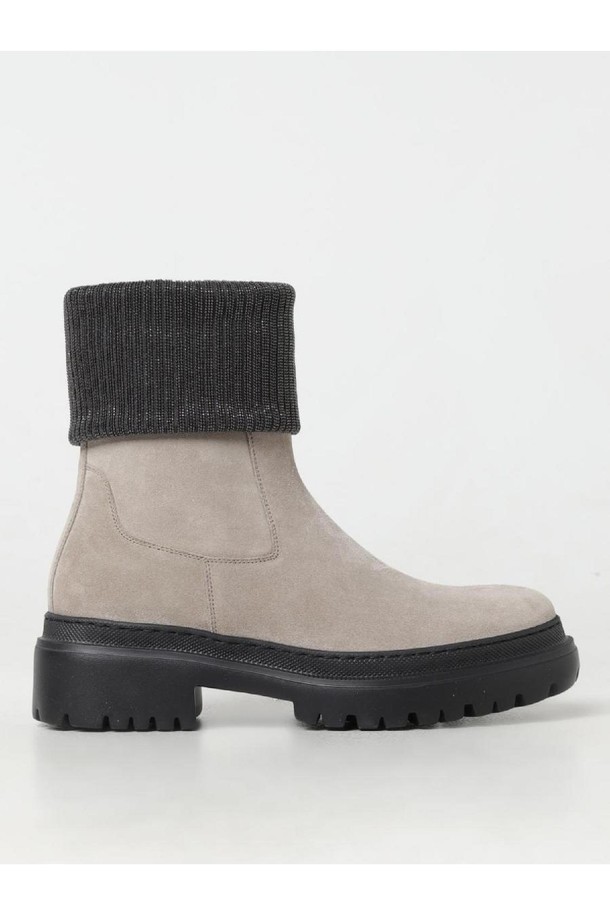 BRUNELLO CUCINELLI - 부츠/워커 - 브루넬로 쿠치넬리 여성 부츠 Womans Flat Ankle Boots Brunello Cucinelli NB03