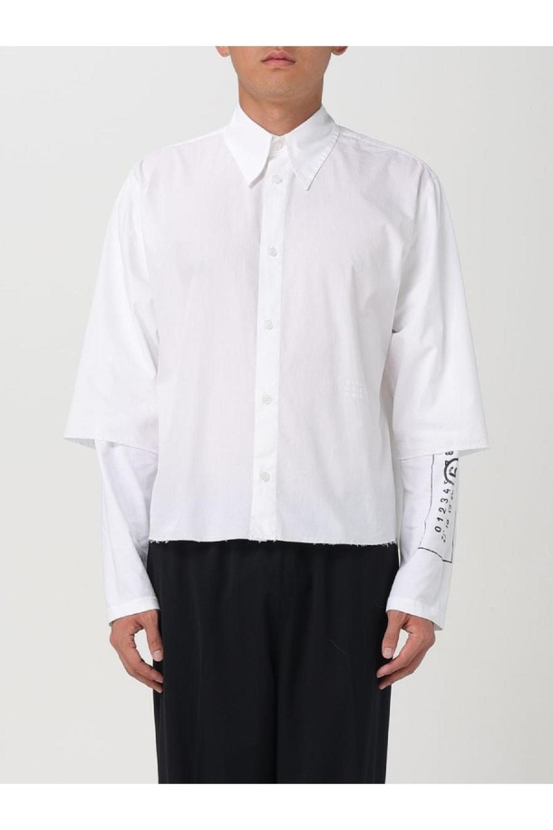 MM6 Maison Margiela - 긴팔셔츠 - 엠엠식스 메종마르지엘라 남성 셔츠 Mens Shirt Mm6 Maison Margiela NB03