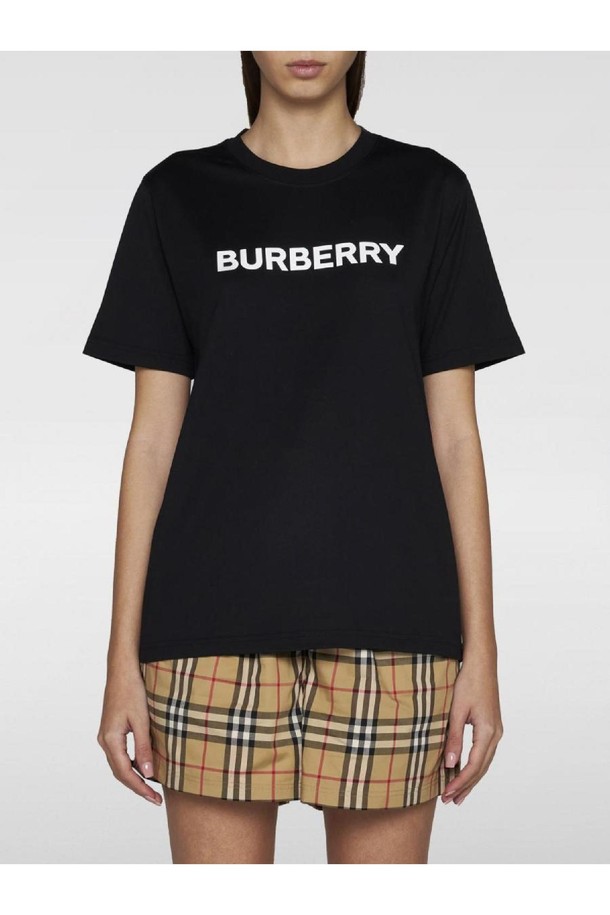 BURBERRY - 반소매 티셔츠 - 버버리 여성 티셔츠 Womans T shirt Burberry NB03