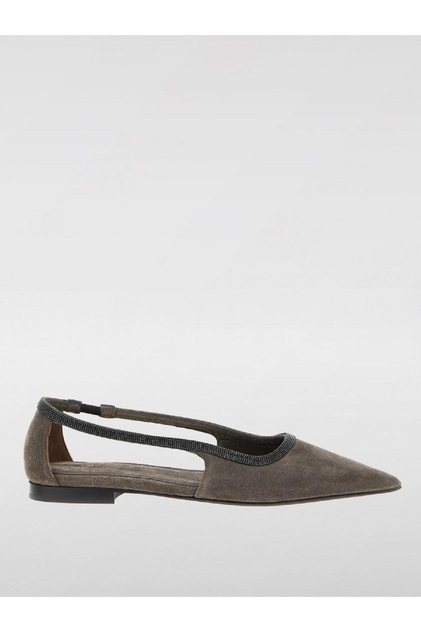 BRUNELLO CUCINELLI - 플랫 - 브루넬로 쿠치넬리 여성 발레리나 슈즈 Womans Ballet Flats Brunello Cucinelli NB03