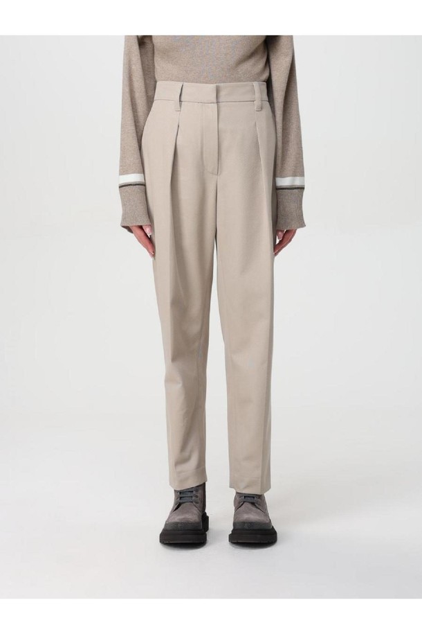 BRUNELLO CUCINELLI - 롱/미디팬츠 - 브루넬로 쿠치넬리 여성 바지 Womans Pants Brunello Cucinelli NB03