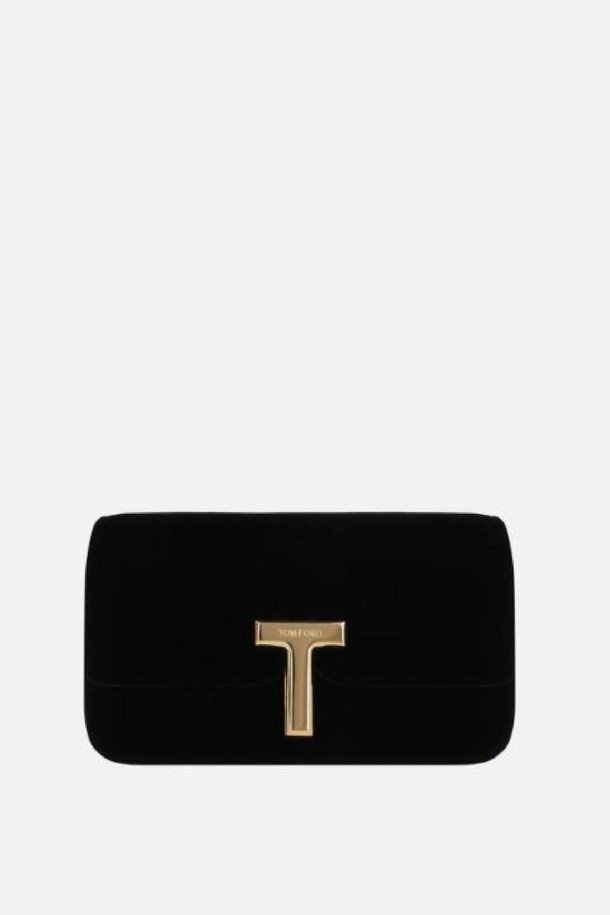 TOM FORD - 숄더백 - 톰포드 여성 숄더백 Wallis mini velvet shoulder bag NB26