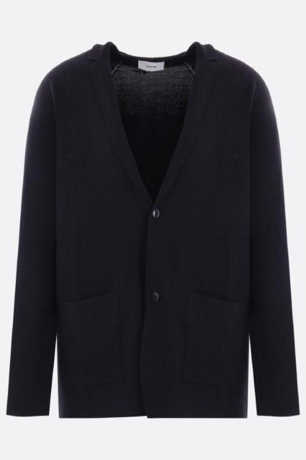 LARDINI - 블루종/점퍼 - 라르디니 남성 자켓 single breasted wool, silk and cashmere knit jacket NB26