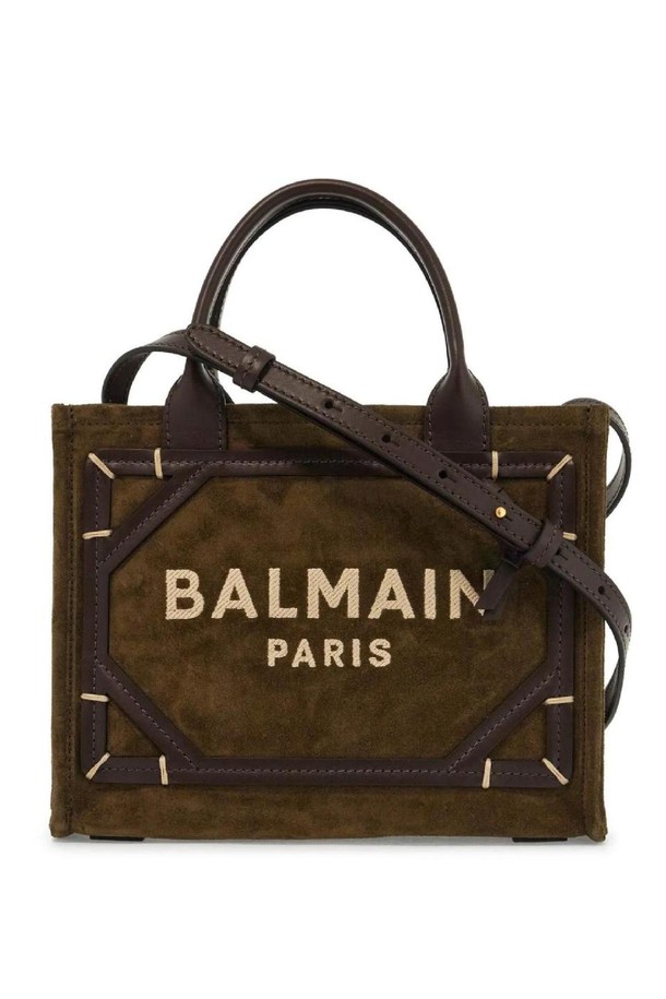 BALMAIN - 토트백 - 발망 여성 토트백 suede b army tote bag NB02