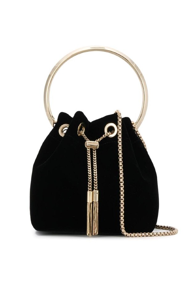 JIMMY CHOO - 숄더백 - 지미추 여성 버킷백 BON BON VELVET BUCKET BAG NB30