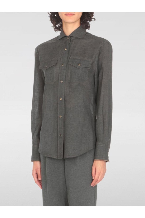 BRUNELLO CUCINELLI - 셔츠 - 브루넬로 쿠치넬리 여성 셔츠 Womans Shirt Brunello Cucinelli NB03