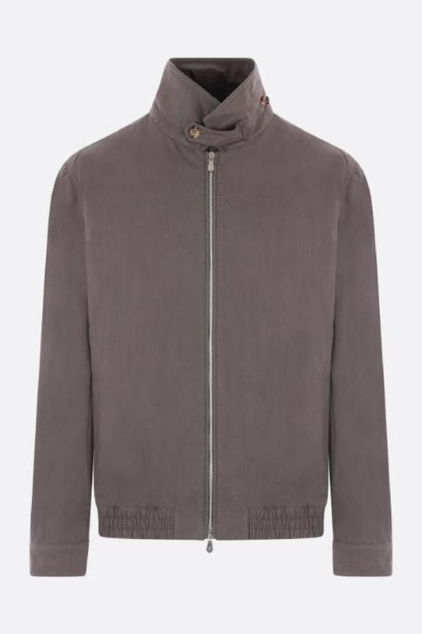 BRUNELLO CUCINELLI - 블루종/점퍼 - 브루넬로 쿠치넬리 남성 자켓 techno cotton gabardine bomber jacket NB26