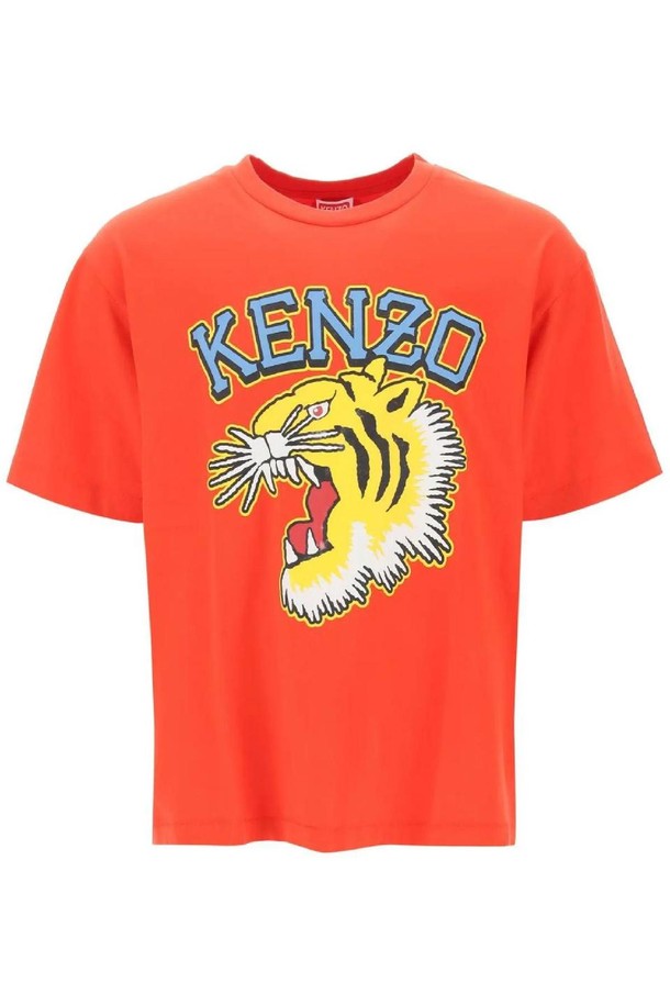 KENZO - 반팔티셔츠 - 겐조 남성 티셔츠 tiger varsity jungle oversized tee NB02