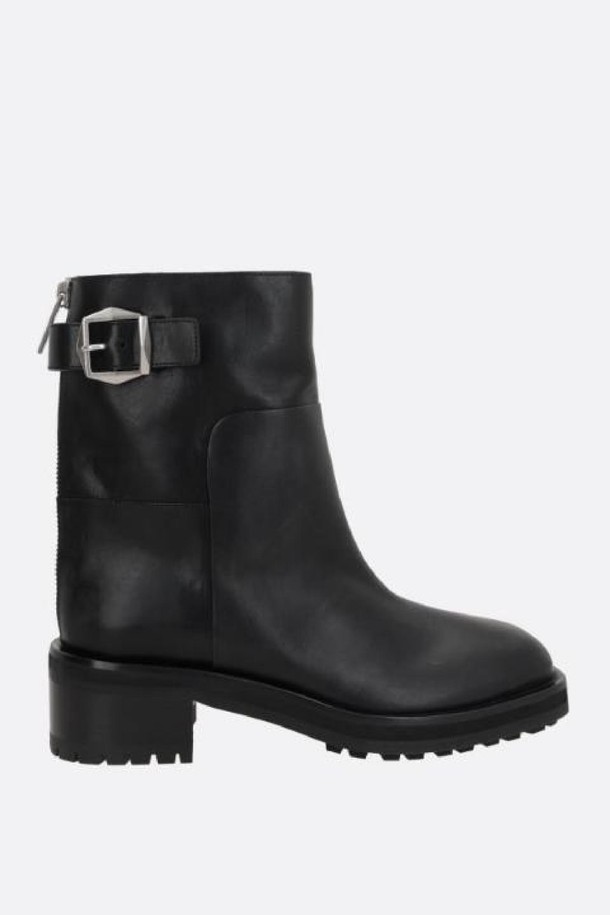 JIMMY CHOO - 부츠/워커 - 지미추 여성 부츠 Brooklyn shiny leather biker boots NB26