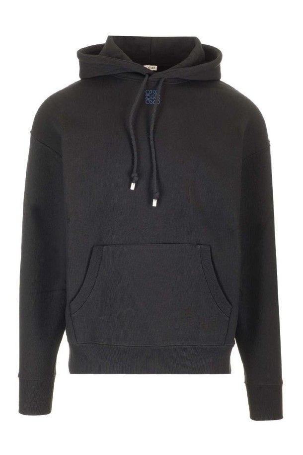 LOEWE - 스웨트셔츠 - 로에베 남성 맨투맨 후드 Black hoodie NB19