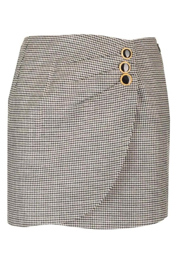 ALESSANDRA RICH - 미디스커트 - 알렉산드라리치 여성 스커트 Houndstooth mini skirt NB19