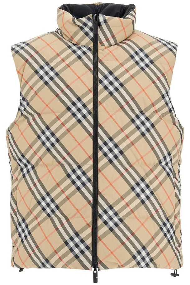 BURBERRY - 블루종/점퍼 - 버버리 남성 자켓 eredreversible checkered nylon sleeveless NB02