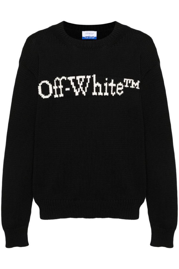 OFF-WHITE - 스웨트셔츠 - 오프화이트 남성 맨투맨 후드 BOOKISH COTTON CREWNECK SWEATSHIRT NB30